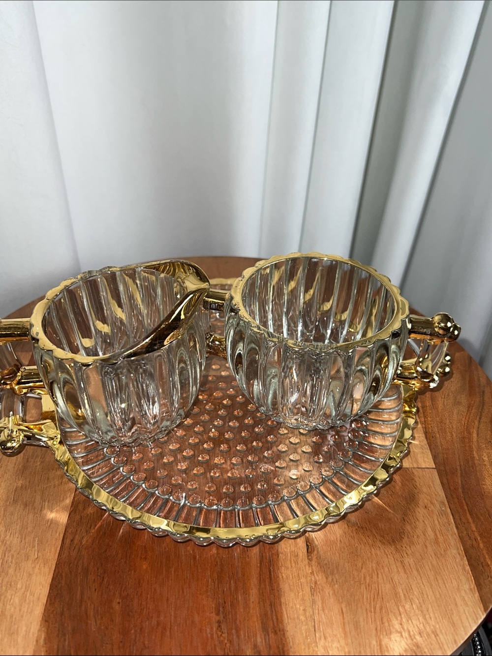 Vintage 1960s cream and sugar set